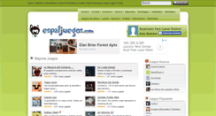 Desktop Screenshot of espaljuegos.com